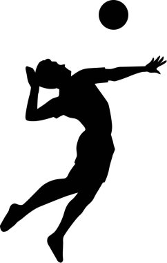 Voleybol oyuncu atlama