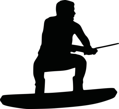 Wakeboarder hızı ile