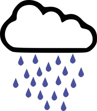 Yağmurlu - hava tahmini simgesi