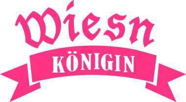 Wiesn Kraliçe vektör
