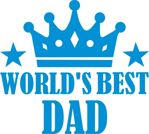 Světově nejlepší táta — Stockový vektor