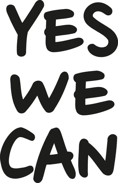 Sí que podemos. Declaración . — Archivo Imágenes Vectoriales