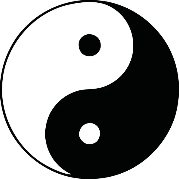 Yin yan Symbol — Stockvektor