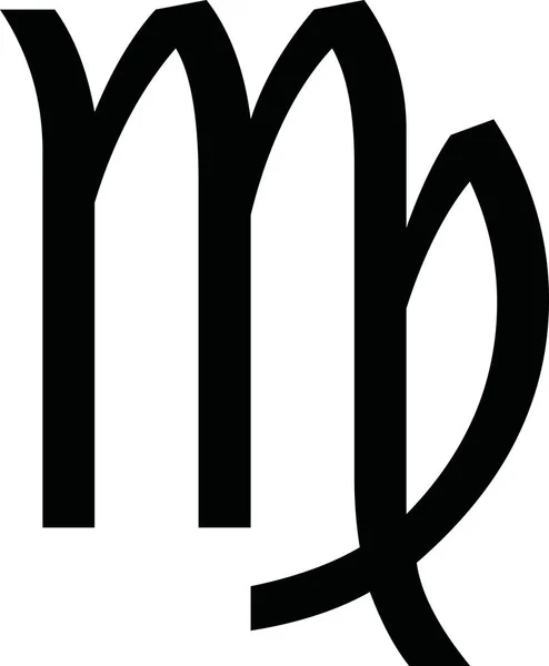 Signe du zodiaque virgo — Image vectorielle