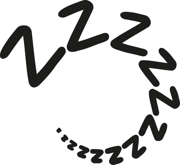 Zzz Sleeping vector — Stock Vector