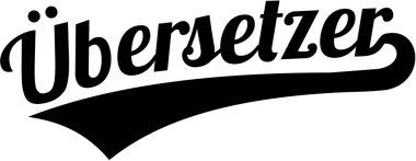 Çevirmen Alman retro tarzı Word'deki