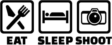 Fotoğrafçı yemek uyku ateş