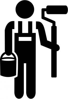 Ressam piktogram vektör