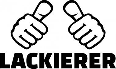 Başparmak Alman lacquerer