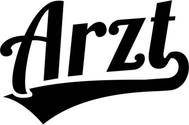 Doktor Alman Word'de retro yazı tipi