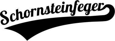 Bacayı süpürmek Alman Word'de retro tarzı