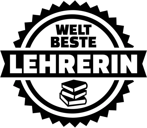 Лучшие преподавательницы немецкого языка в мире — стоковый вектор