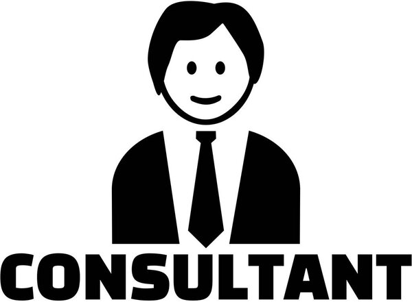 Consultant icon with job title