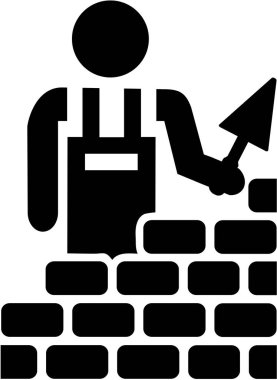 Mason piktogram vektör