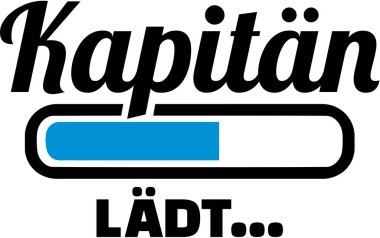 Yükleme çubuğu ile Alman yükleme Kaptan