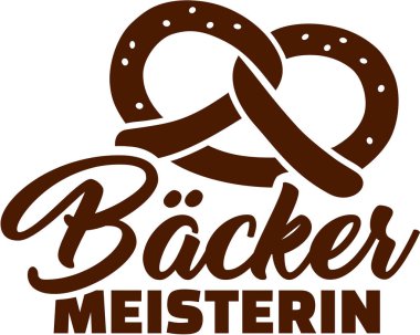 Bayan baker ana Alman çubuk kraker ile