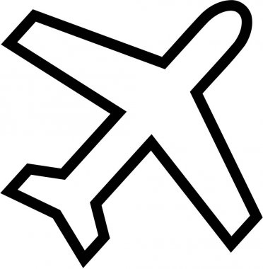 Uçak simgesi anahat