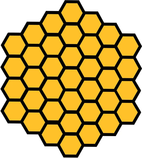 Bienenwabenhonig — Stockvektor