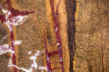 Zıt renkler sıcak mermer, otuz üç fotoğraf ile ayarla