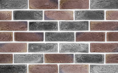 Işık kırmızı tuğla duvar