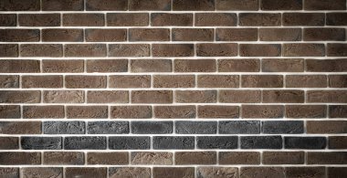 hafif kahverengi tuğla duvar deseni ile