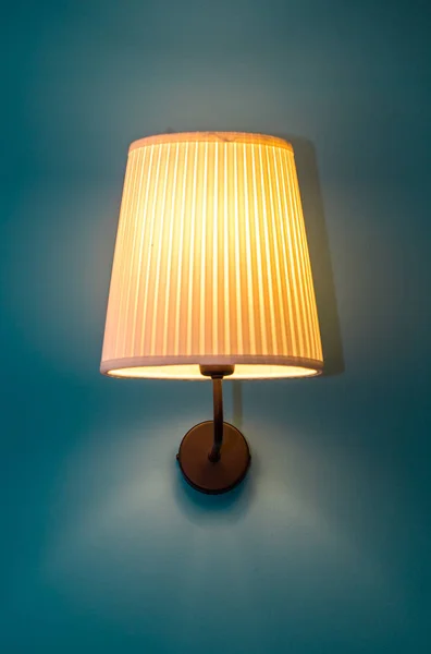 vintage lamp on the wall