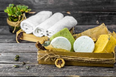 Spa natürmort ahşap arka plan üzerinde