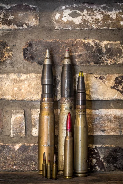 Combat large bullets — Stock Photo, Image