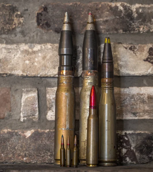 Combat large bullets — Stock Photo, Image