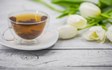 Lale ve çay Kupası