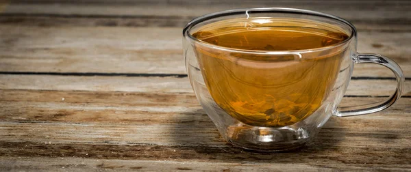 Transparent tea Cup — Stock Photo, Image