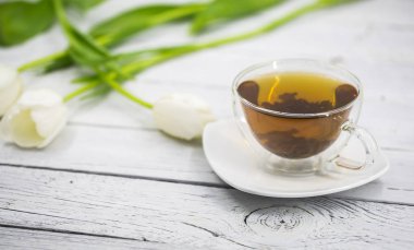 Lale ve çay Kupası