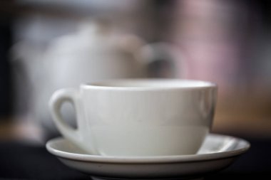 beyaz çay Kupası yakın çekim