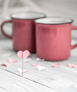 Kalp bir sopa ile Kupası,