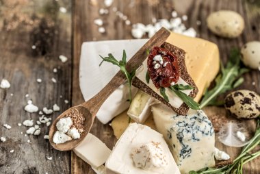 Peynir kompozisyon farklı türleri