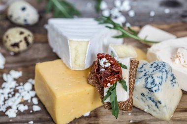 Peynir kompozisyon farklı türleri