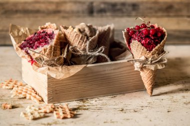 ahşap kutu dondurma