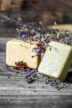 Sabun ile Spa kompozisyon