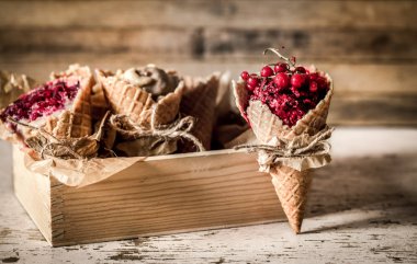 ahşap kutu dondurma