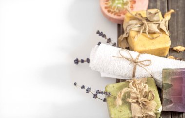 Doğal sabun Spa ayarla