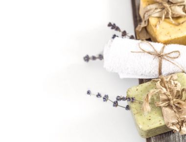 Doğal sabun Spa ayarla