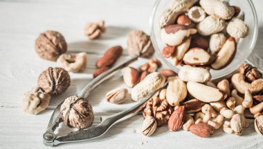 farklı fındık yakın çekim