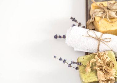 Doğal sabun Spa ayarla