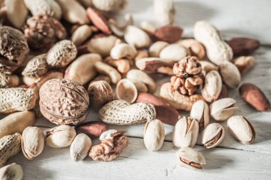 farklı fındık yakın çekim