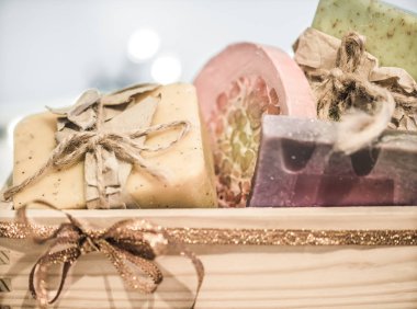 sabun ile hediye kutusu