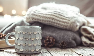 Çay ile rahat natürmort