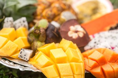 Egzotik meyve yakın çekim 