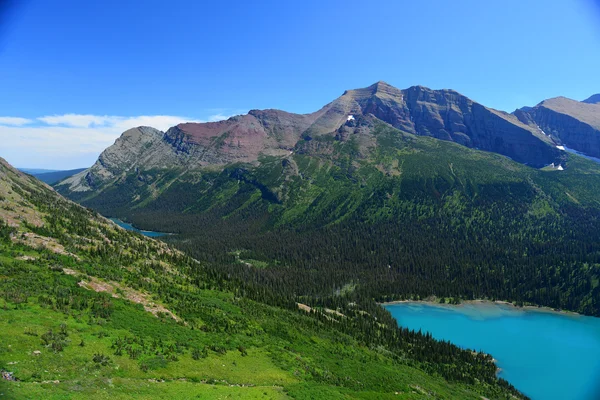 Grinnellsee im Gletschernationalpark im Sommer — Stockfoto