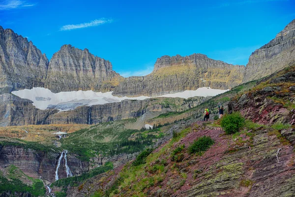 Glaciar Grinnell en el Parque Nacional Glaciar en verano — Foto de Stock