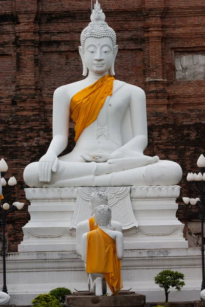 Pohled na sochu Buddhy v Thajsku — Stock fotografie